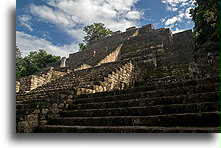 Structure II::Calakmul, Campeche, Mexico::