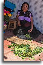 Rose Seller::Chamula, Mexico::