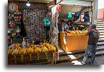Stall with Chickens::Chamula, Mexico::