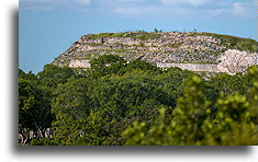Pyramid of the Sun god::Izamal, Yucatán, Mexico::