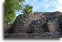 Pyramid of Itzamatul #1::Izamal, Yucatán, Mexico::