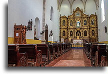 Gilded Altar::Izamal, Yucatán, Mexico::