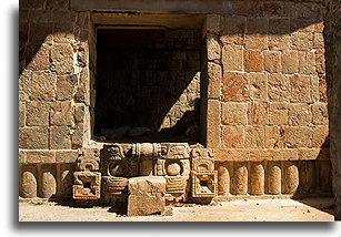 Doorway with god Chaac::Kabah, Yucatán, Mexico::