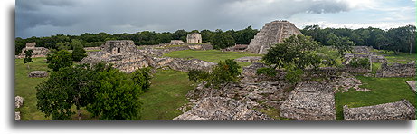 View of Mayapan #1::Mayapán, Yucatán, Mexico::