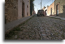 Steep Street::Mineral de Pozos. Guanajuato. Mexico::