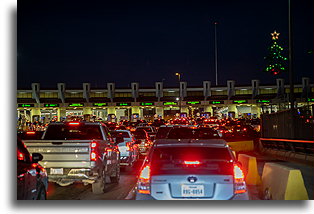 Border Crossing at Juarez-Lincoln International Bridge::Nuevo Laredo, Mexico::