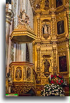 Gilded Altar::Oaxaca, Mexico::