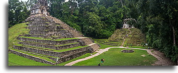 Świątynia Krzyża::Palenque, Chiapas, Meksyk::
