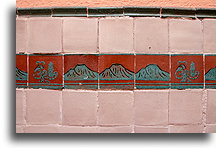 Hand painted tiles::Angahuan, Michoacán, Mexico::