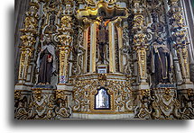 Churrigueresque Altarpiece::San Luis Potosi, Mexico::