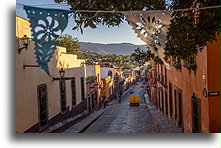 Side Street::San Miguel de Allende, Guanajuato, Mexico::