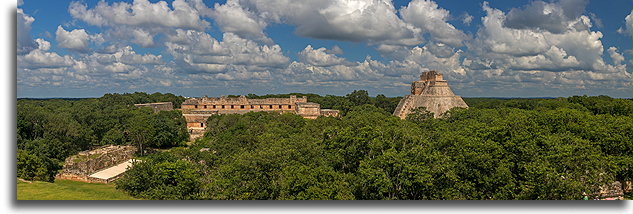 View of Uxmal::Uxmal, Yucatán, Mexico::