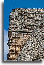 Temple Decoration::Uxmal, Yucatán, Mexico::