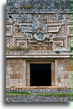 Palace Decorations::Uxmal, Yucatán, Mexico::