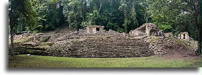 Central Acropolis::Yaxchilán, Chiapas, Mexico::