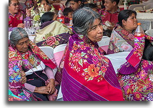 Wedding Guests::San Lorenzo Zinacantán, Mexico::