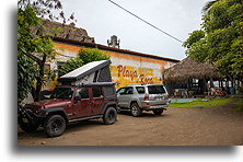 Parked for a night::Las Peñitas, Nicaragua::