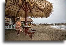 Breakfast on the beach::Las Peñitas, Nicaragua::