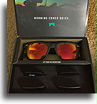 Donated Sunglasses::Unwanted marketing gift::