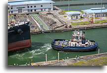 Tugboat::Agua Clara Locks, Panama::