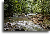 Mały potok::Park Narodowy Chagres, Panama::