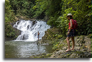 Walk to the Waterfall::Chagres National Park, Panama::