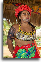 Traditional Outfit::Emberá Druá, Panama::
