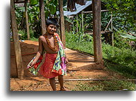 Dziewczynka indian Embera #1::Emberá Druá, Panama::
