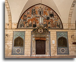 Wejście do katedry::Katedra św. Jakuba, Jerozolima, Izrael::