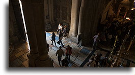 Entrance::Church of the Holy Sepulchre, Jerusalem, Israel::