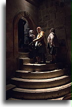 Stairs to Golgotha::Church of the Holy Sepulchre, Jerusalem, Israel::