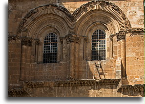 Immovable Ladder::Church of the Holy Sepulchre, Jerusalem, Israel::