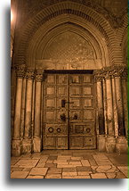 Drzwi Kościoła::Bazylika Grobu Świętego, Jerozolima, Izrael::