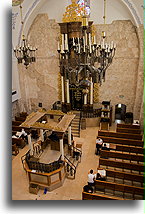 Wnętrze synagogi::Synagoga Hurva, Jerozolima, Izrael::