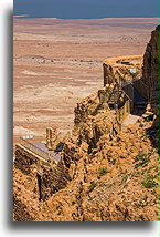 The Palace Complex::Masada, Israel::