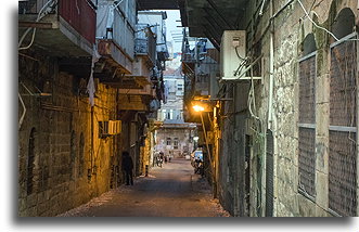 Lokalna ulica::Dzielnica Mea Shearim, Jerozolima, Izrael::
