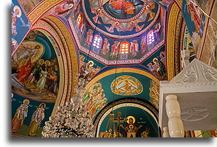 Church Interior::Monastery of Saint Theodosius, Palestinian territory::