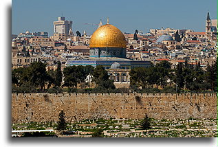 Gold-plated Roof::Temple Mount, Jerusalem, Israel::