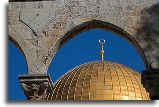 Solar Clock::Temple Mount, Jerusalem, Israel::
