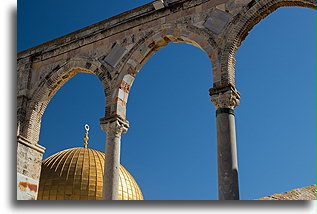 Arches::Temple Mount, Jerusalem, Israel::