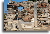 Ruins of the Basilica::Basilica of St. John, Ephesus, Turkey::