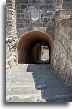 Tunel wejściowy::Zamek św. Piotra, Bodrum, Turcja::