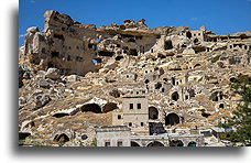 Ruined Houses::Çavuşin, Cappadocia, Turkey::