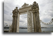 Gate to the Bosporus::Dolmabahçe Palace, Istanbul, Turkey::