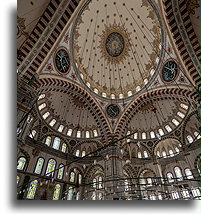 Main Dome::Fatih Mosque, Istanbul, Turkey::