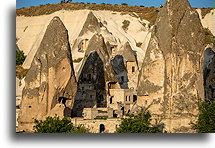 Golden Fairy Chimneys::Göreme, Cappadocia, Turkey::