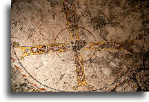 Simple Cross::Keşlik Monastery, Cappadocia, Turkey::