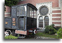 Small Steam Locomotive::Orient Express Station, Istanbul Turkey::
