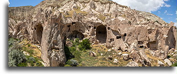 The Third Valley in Zelve::Zelve Valley, Cappadocia, Turkey::