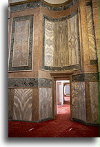 Byzantine Marble Coating::Zeyrek Mosque, Istanbul, Turkey::